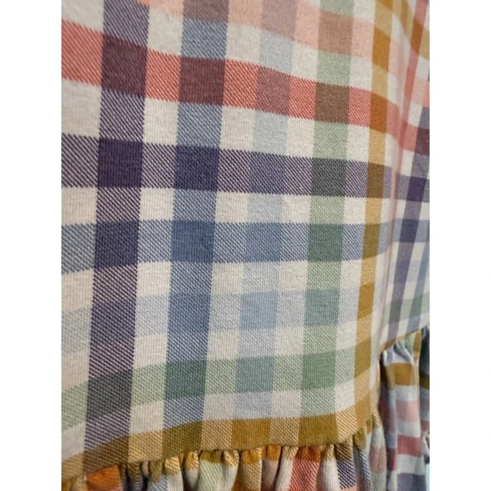 Quince Girls 8 Dress GUC Plaid